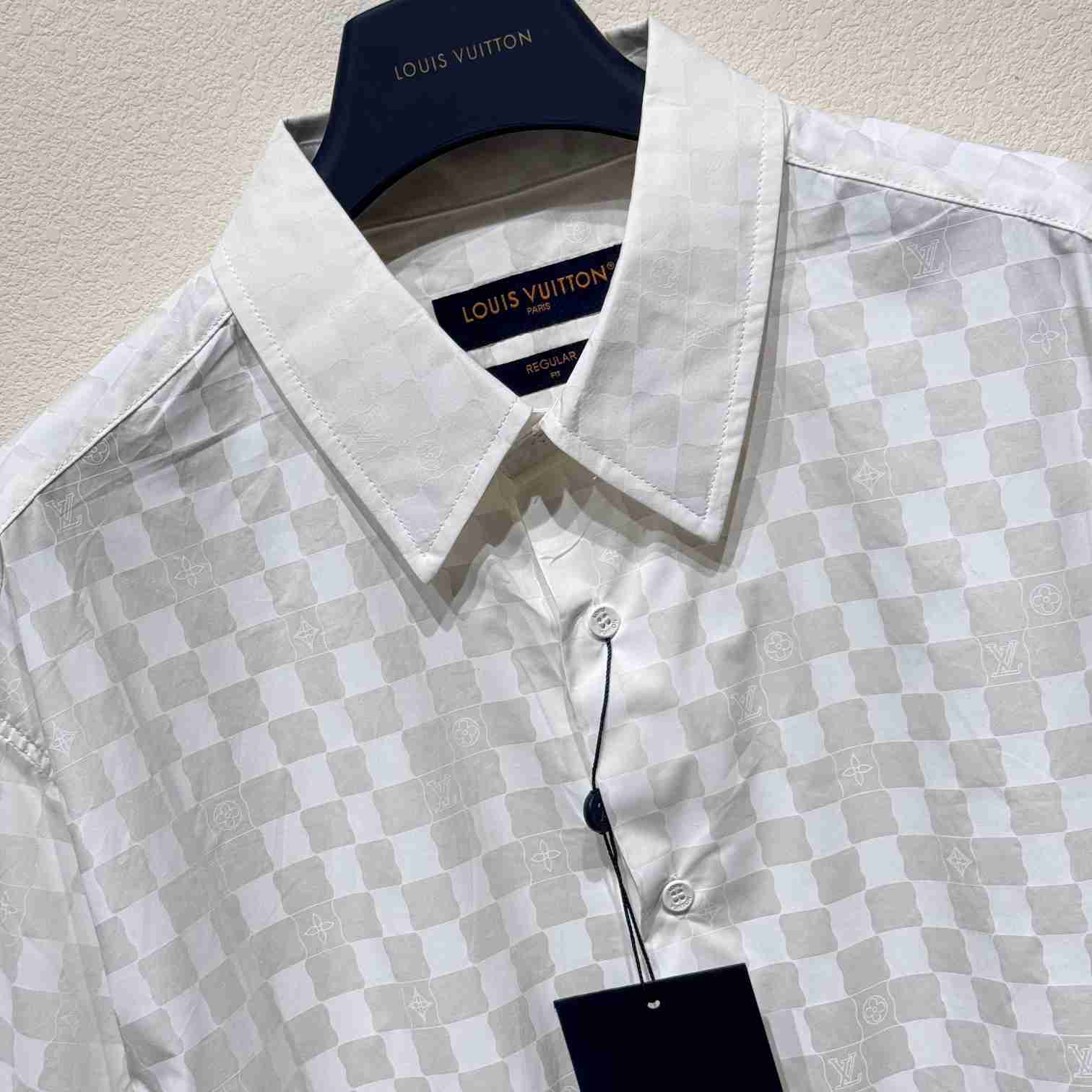 Louis Vuitton Short-Sleeved Cotton Shirt   1AFJW3 - EUR FASHION