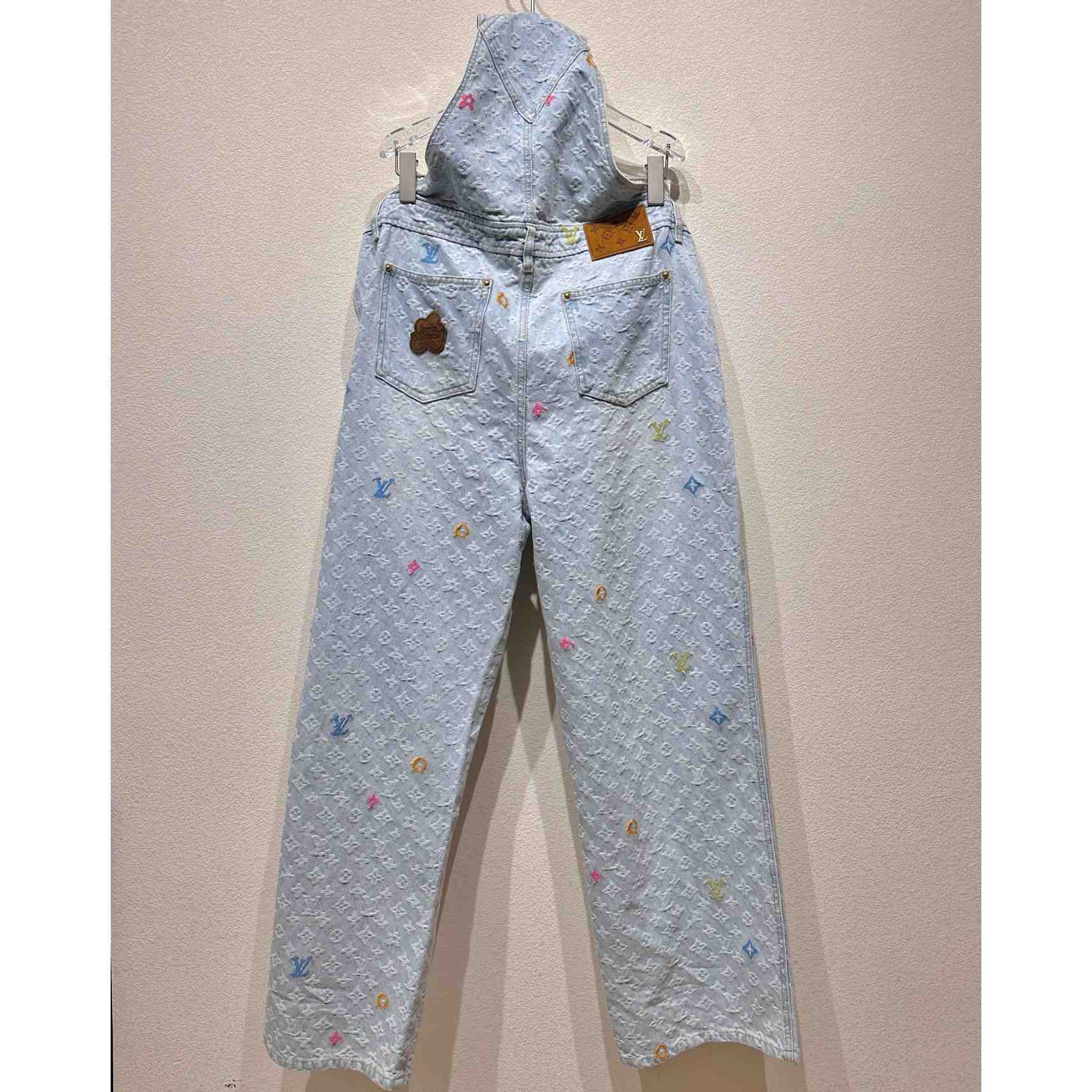 Louis Vuitton Monogram Denim Dungarees   1AFPVH - EUR FASHION