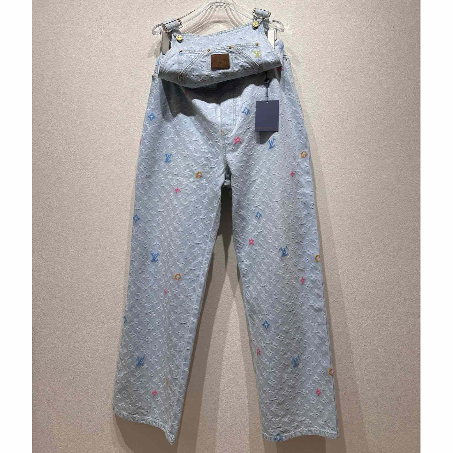 Louis Vuitton Monogram Denim Dungarees   1AFPVH - EUR FASHION