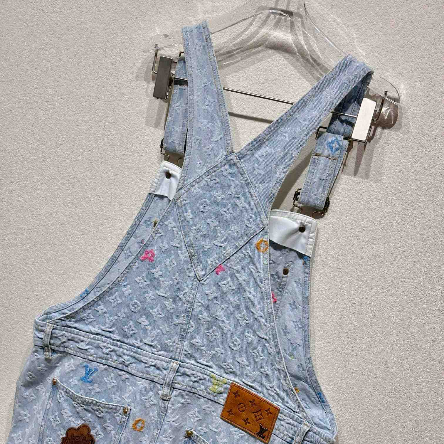 Louis Vuitton Monogram Denim Dungarees   1AFPVH - EUR FASHION