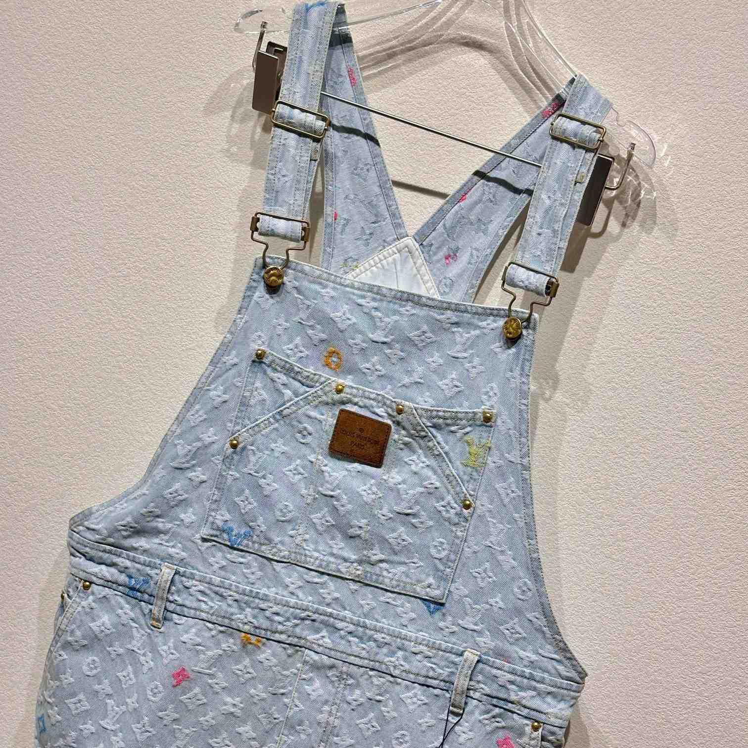 Louis Vuitton Monogram Denim Dungarees   1AFPVH - EUR FASHION