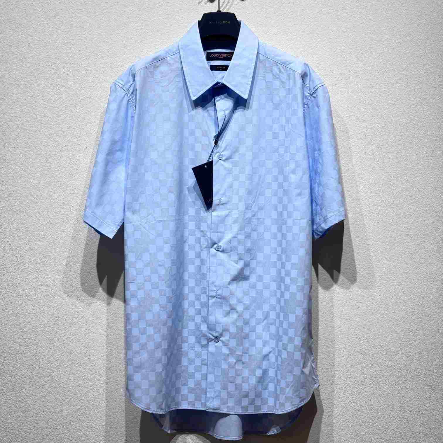 Louis Vuitton Short-Sleeved Cotton Shirt    - EUR FASHION