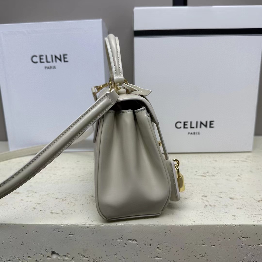 Celine Small 16 Bag In Satinated Calfskin  (17.5-14-7cm) - EUR FASHION