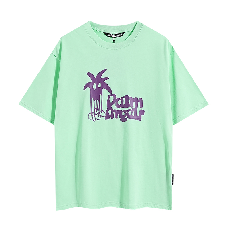 Palm Angels Douby Cotton T-shirt  - EUR FASHION