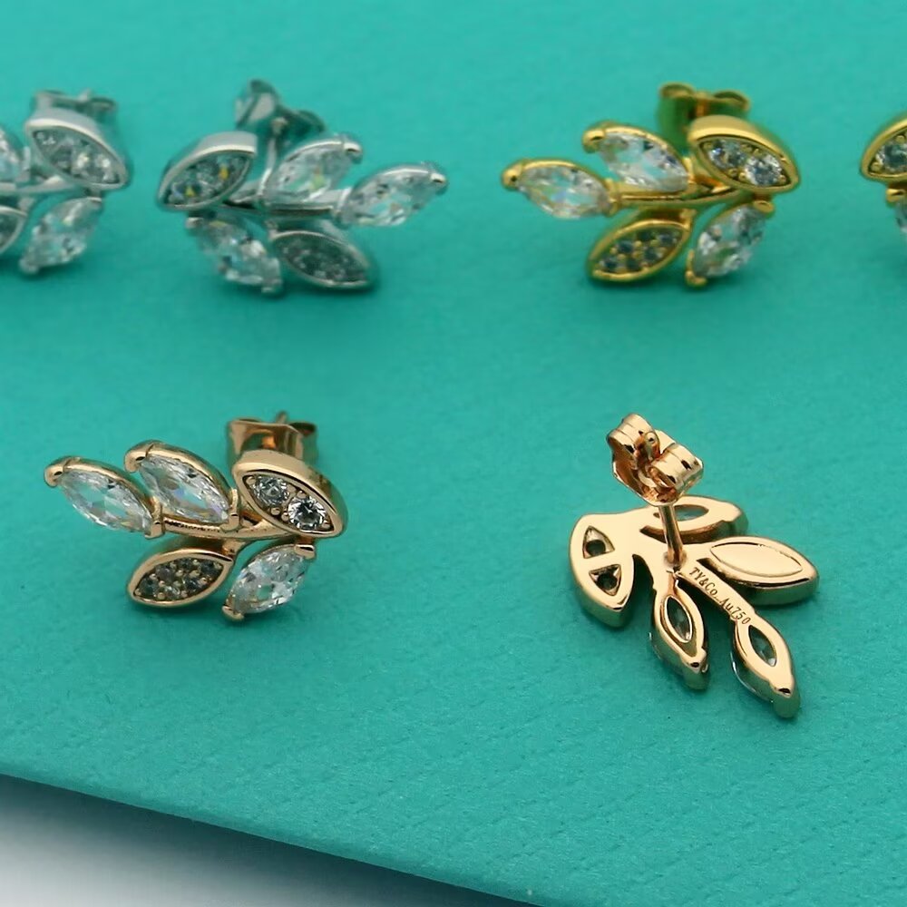 Tiffany & Co. Diamond Vine Earrings - EUR FASHION