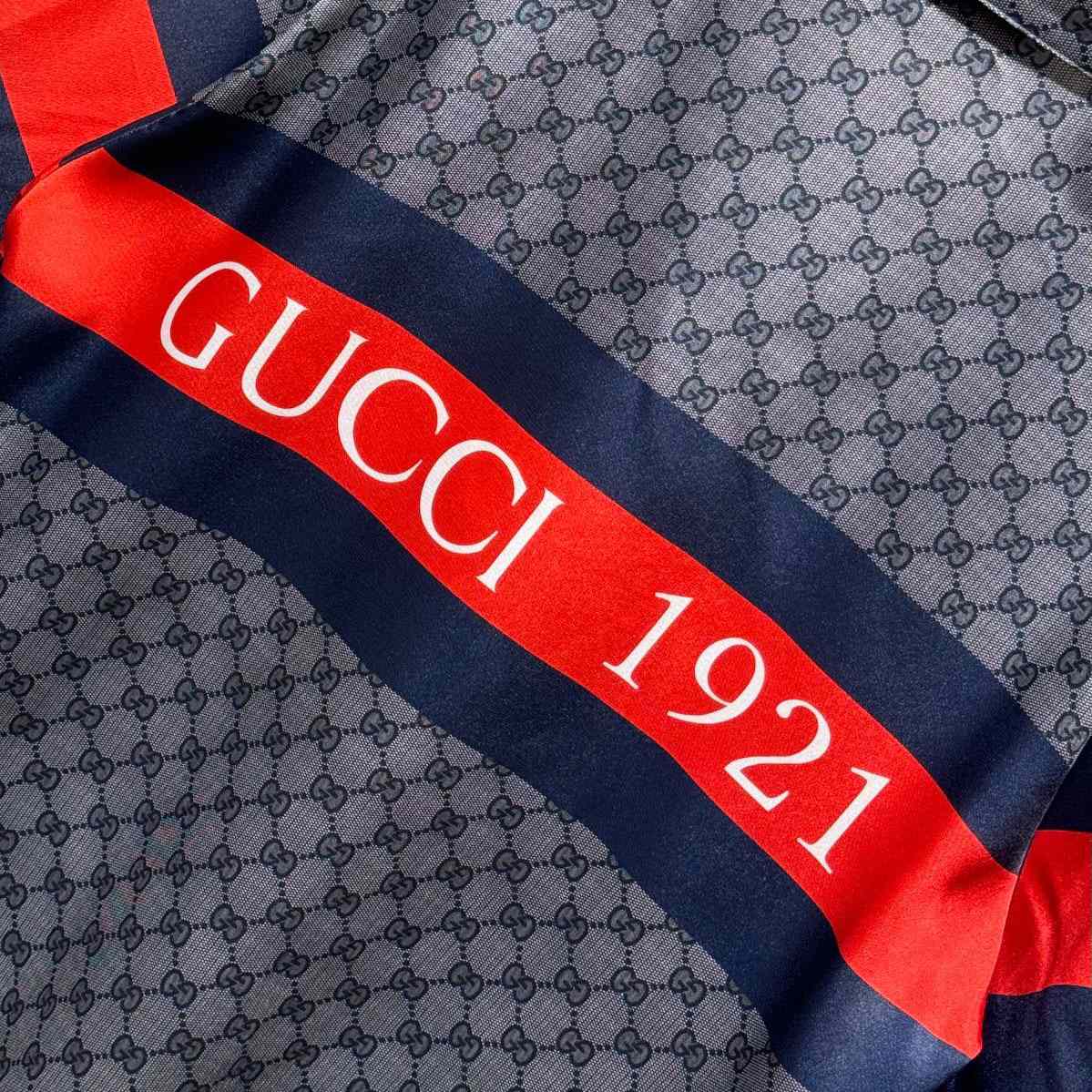 Gucci GG Cotton Shirt With Web - EUR FASHION