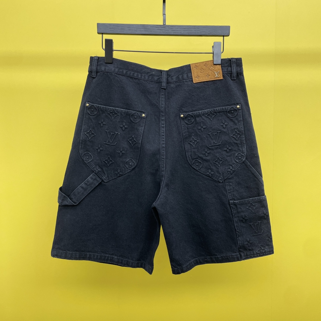 Louis Vuitton Monogram Denim Shorts    - EUR FASHION