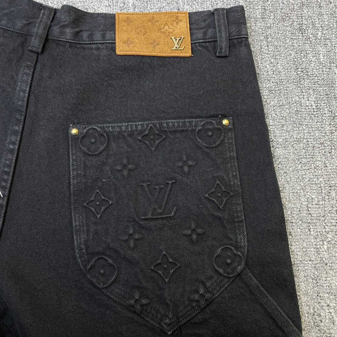 Louis Vuitton Monogram Denim Shorts    - EUR FASHION