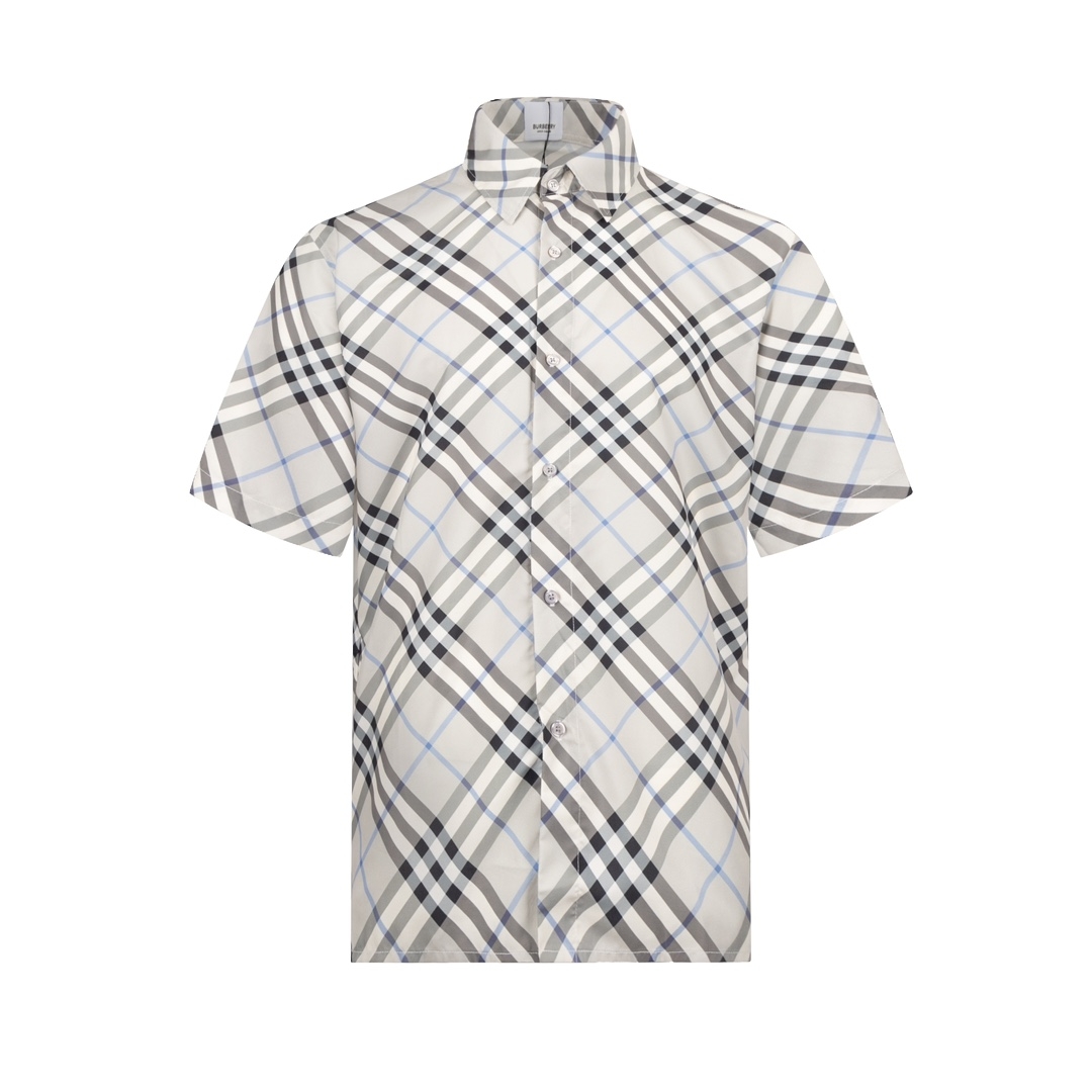 Burberry Check Cotton Shirt   - EUR FASHION