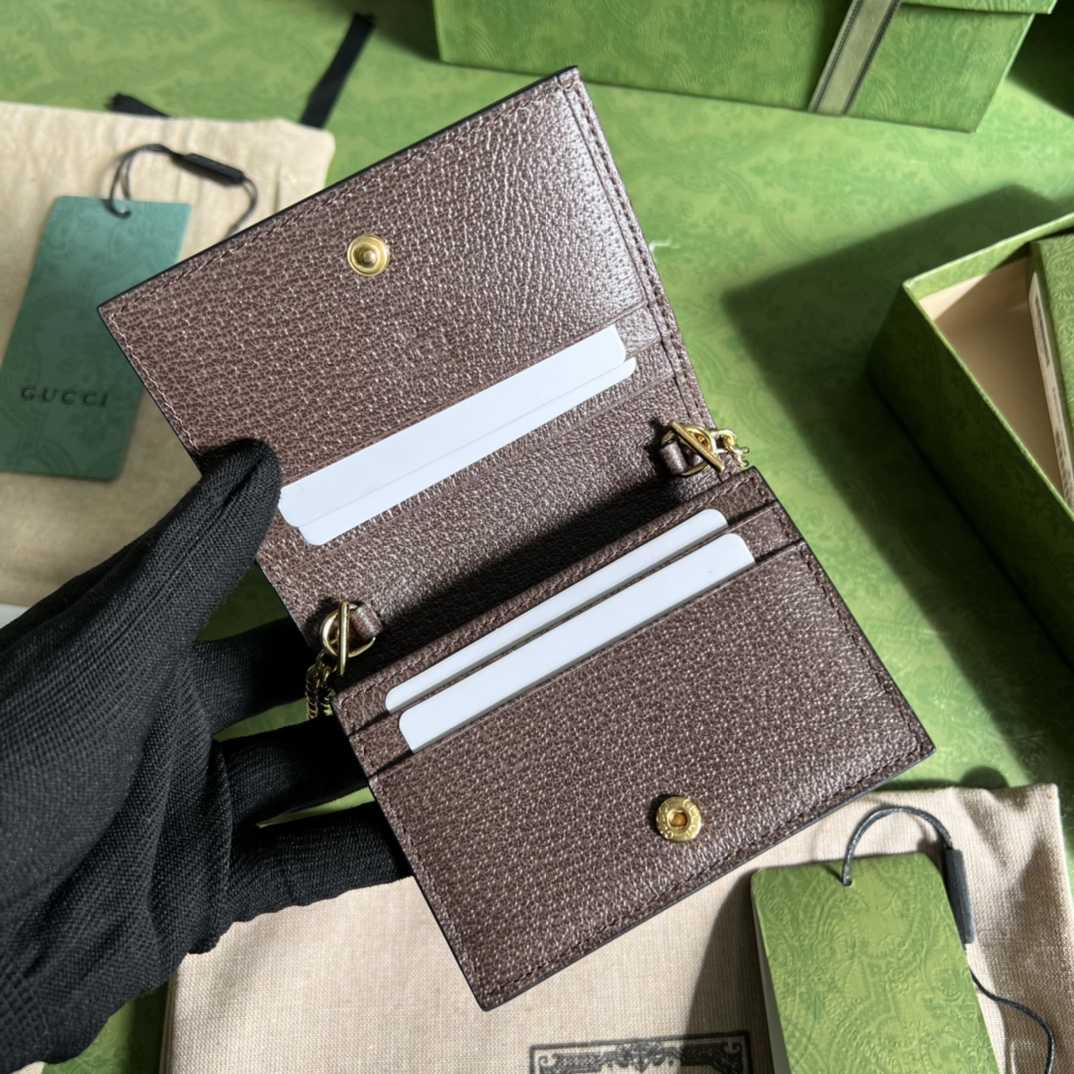 Gucci Ophidia GG Supreme Leather Wallet (11*8.5*3cm)  625711 - EUR FASHION