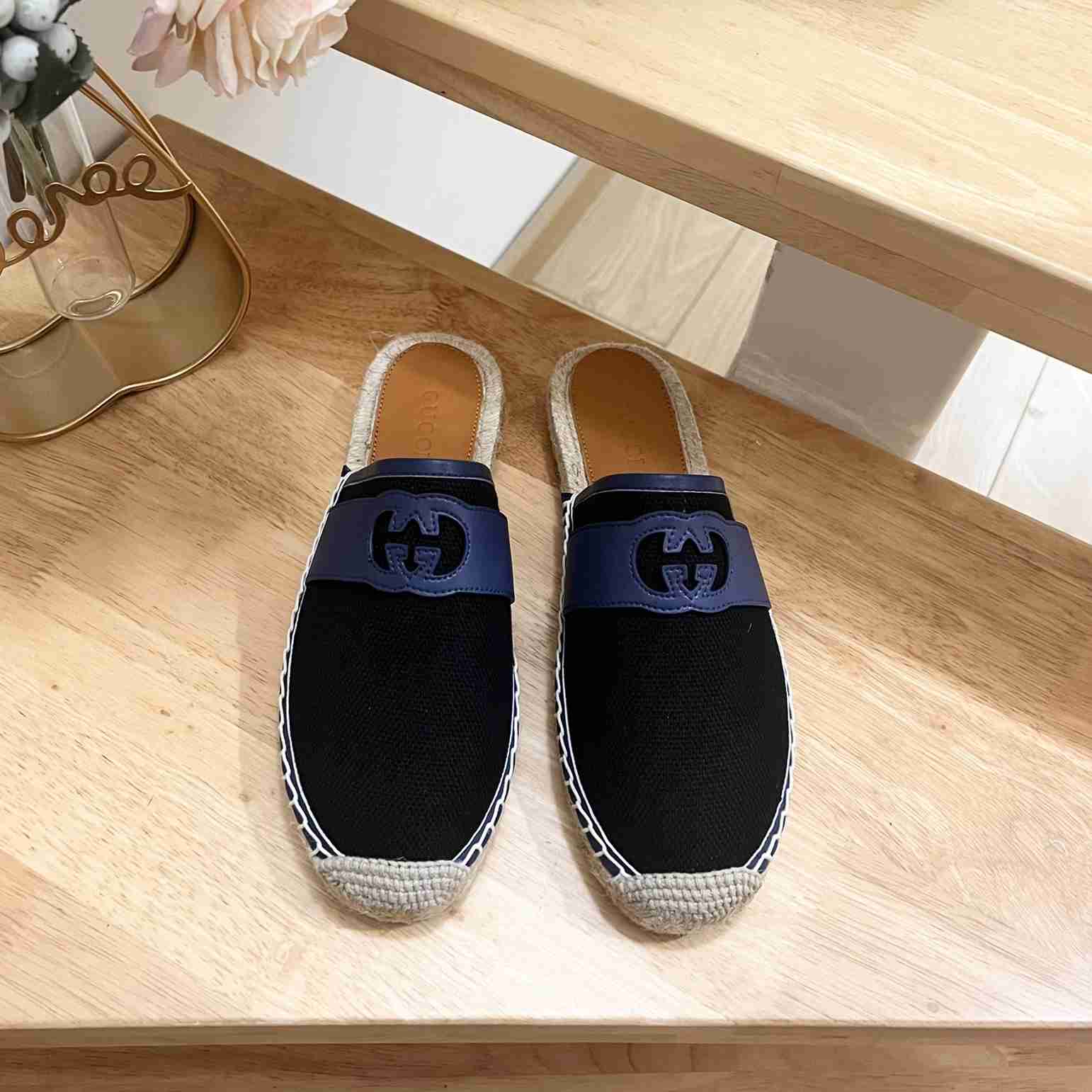 Gucci Interlocking G Slide Espadrille - EUR FASHION
