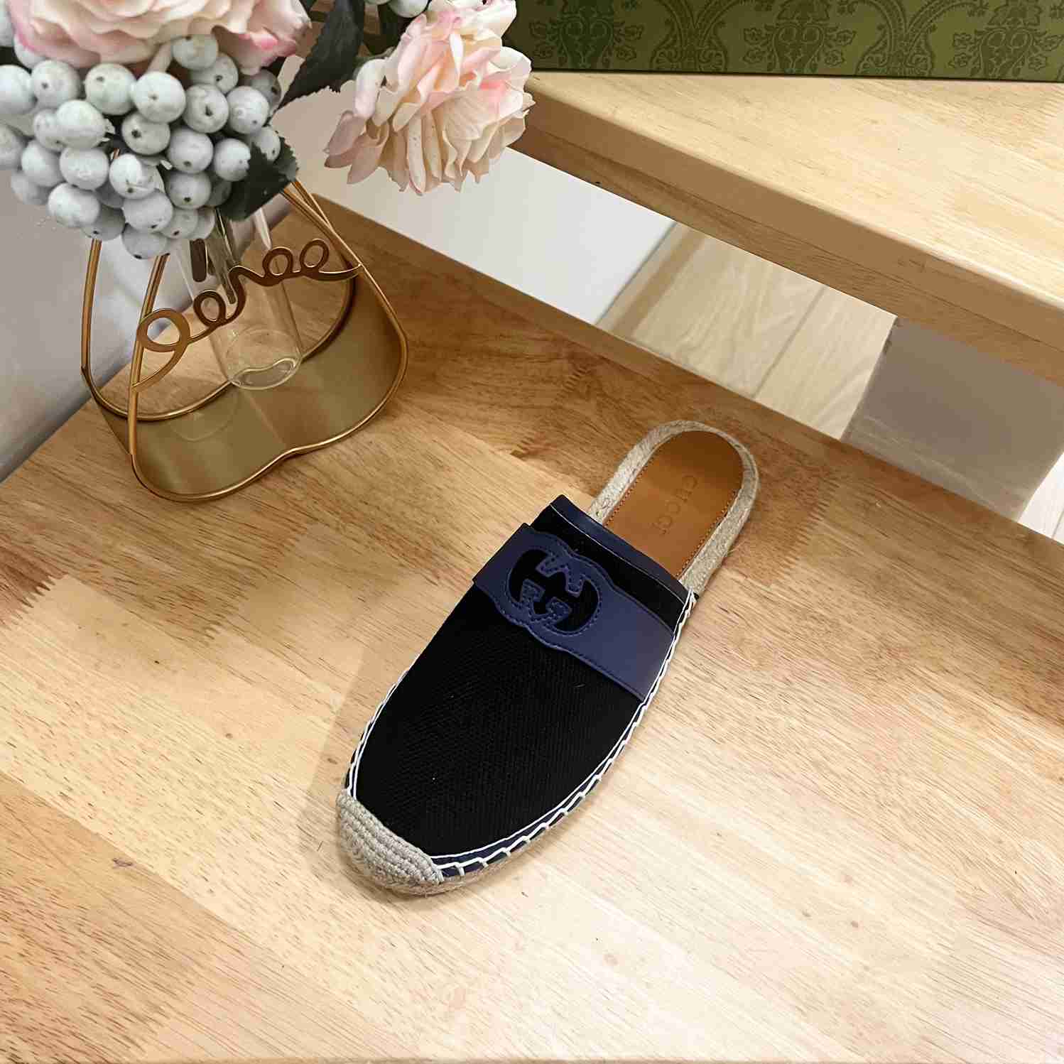Gucci Interlocking G Slide Espadrille - EUR FASHION