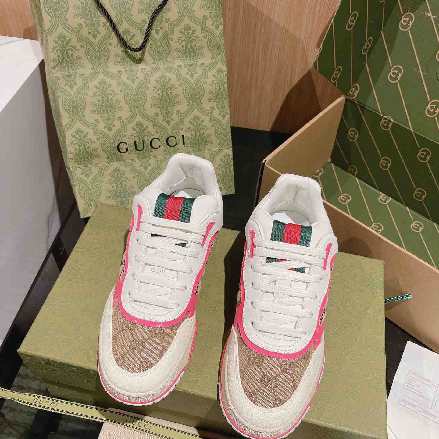 Gucci Re-Web Sneakers - EUR FASHION