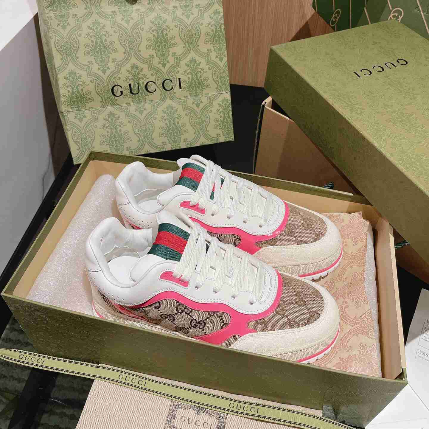 Gucci Re-Web Sneakers - EUR FASHION