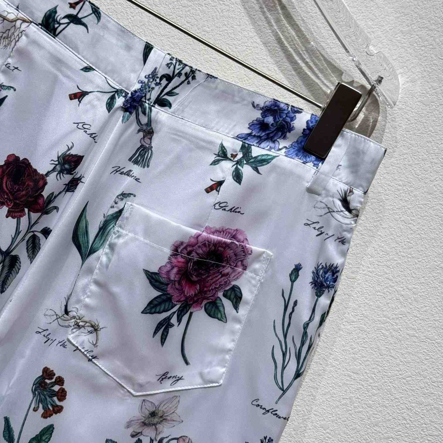 Dior Herbarium Illustration Bermuda Shorts - EUR FASHION