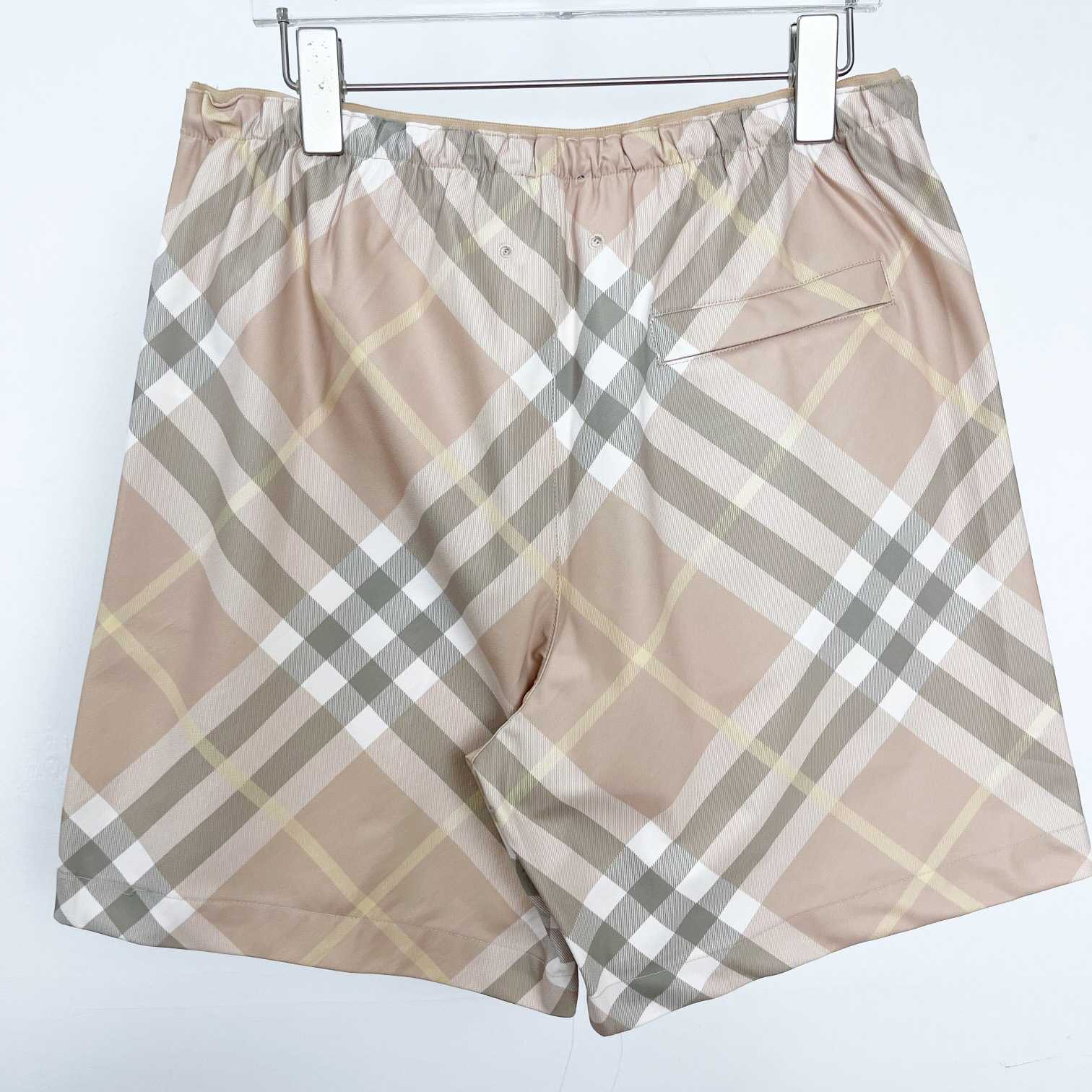 Burberry Checkered Twill Swim Shorts - EUR FASHION