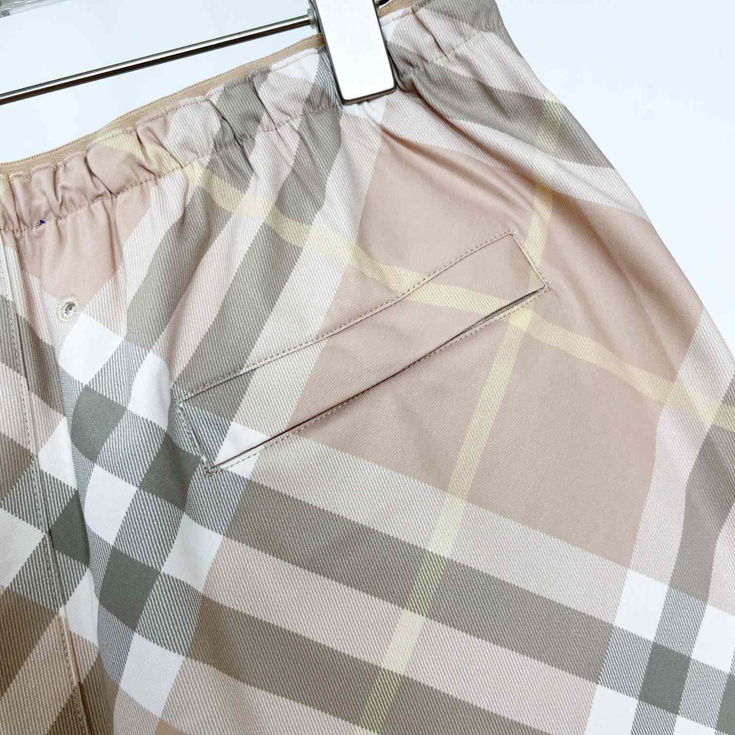 Burberry Checkered Twill Swim Shorts - EUR FASHION