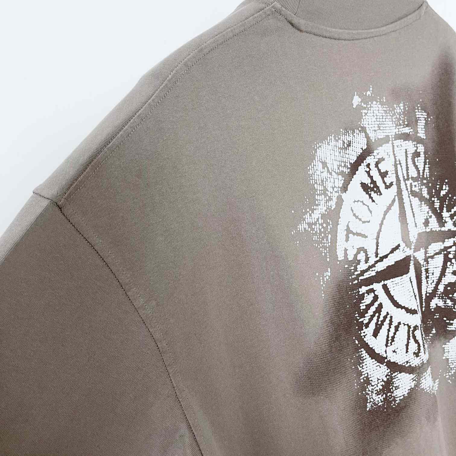 Stone Island Logo-print Cotton T-shirt - EUR FASHION