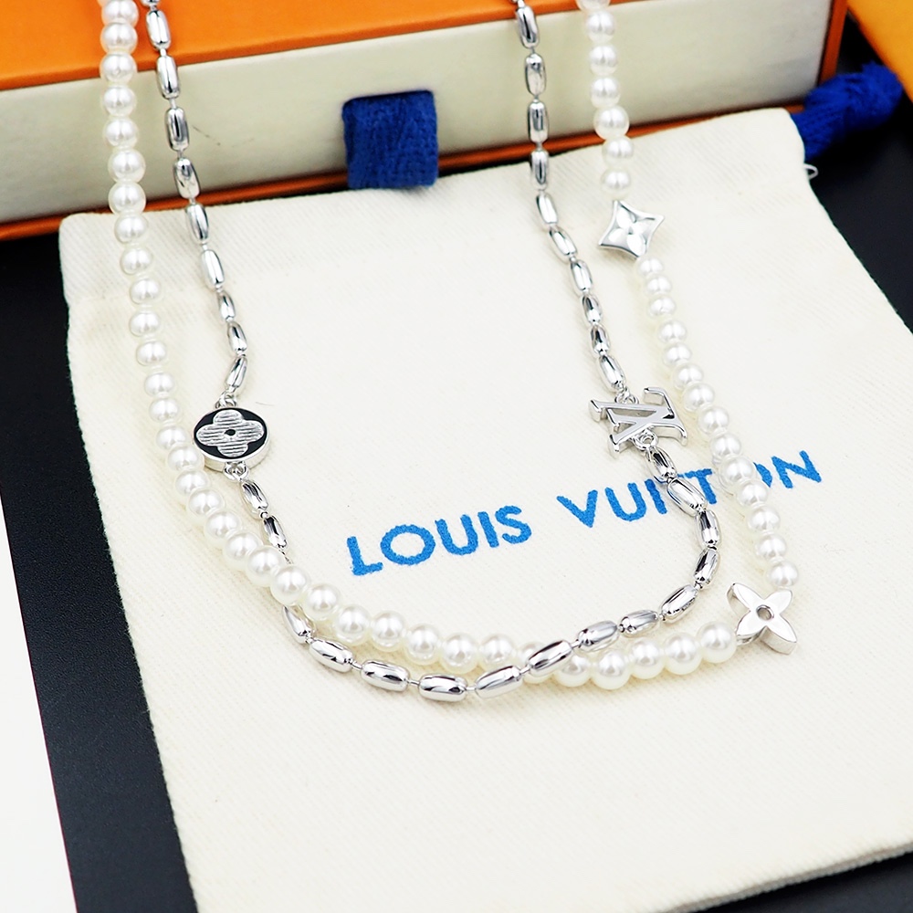 Louis Vuitton Pearls Fusion Necklace   M01781 - EUR FASHION