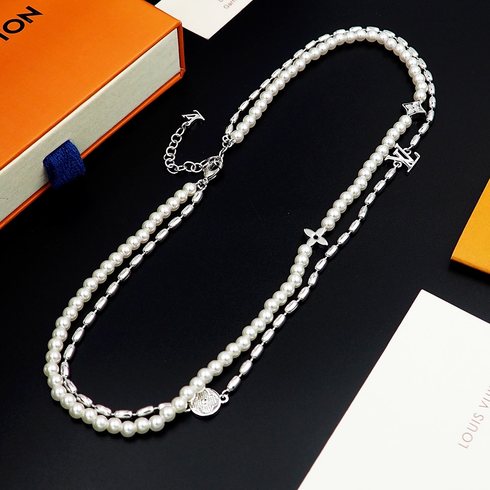 Louis Vuitton Pearls Fusion Necklace   M01781 - EUR FASHION