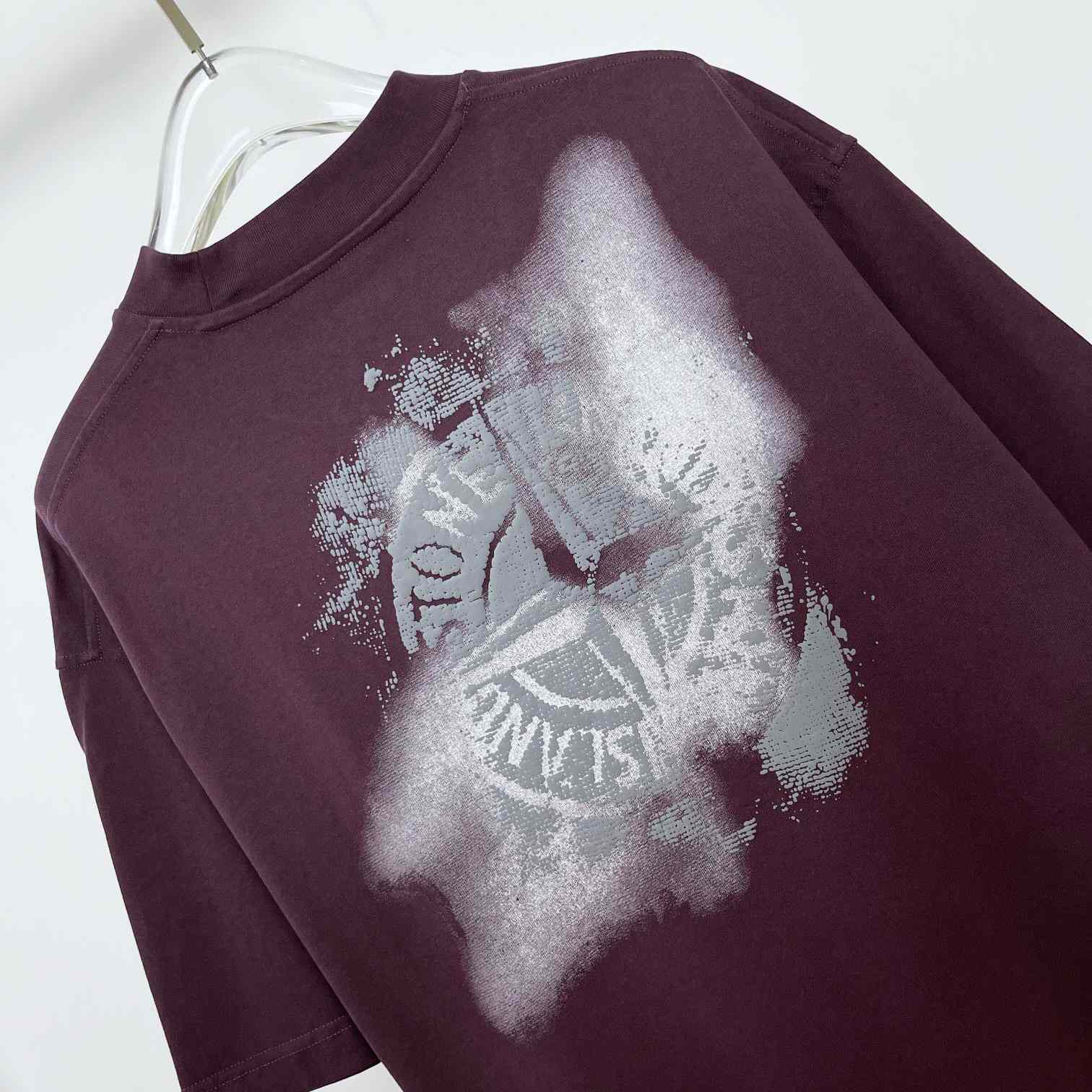 Stone Island Logo-print Cotton T-shirt - EUR FASHION