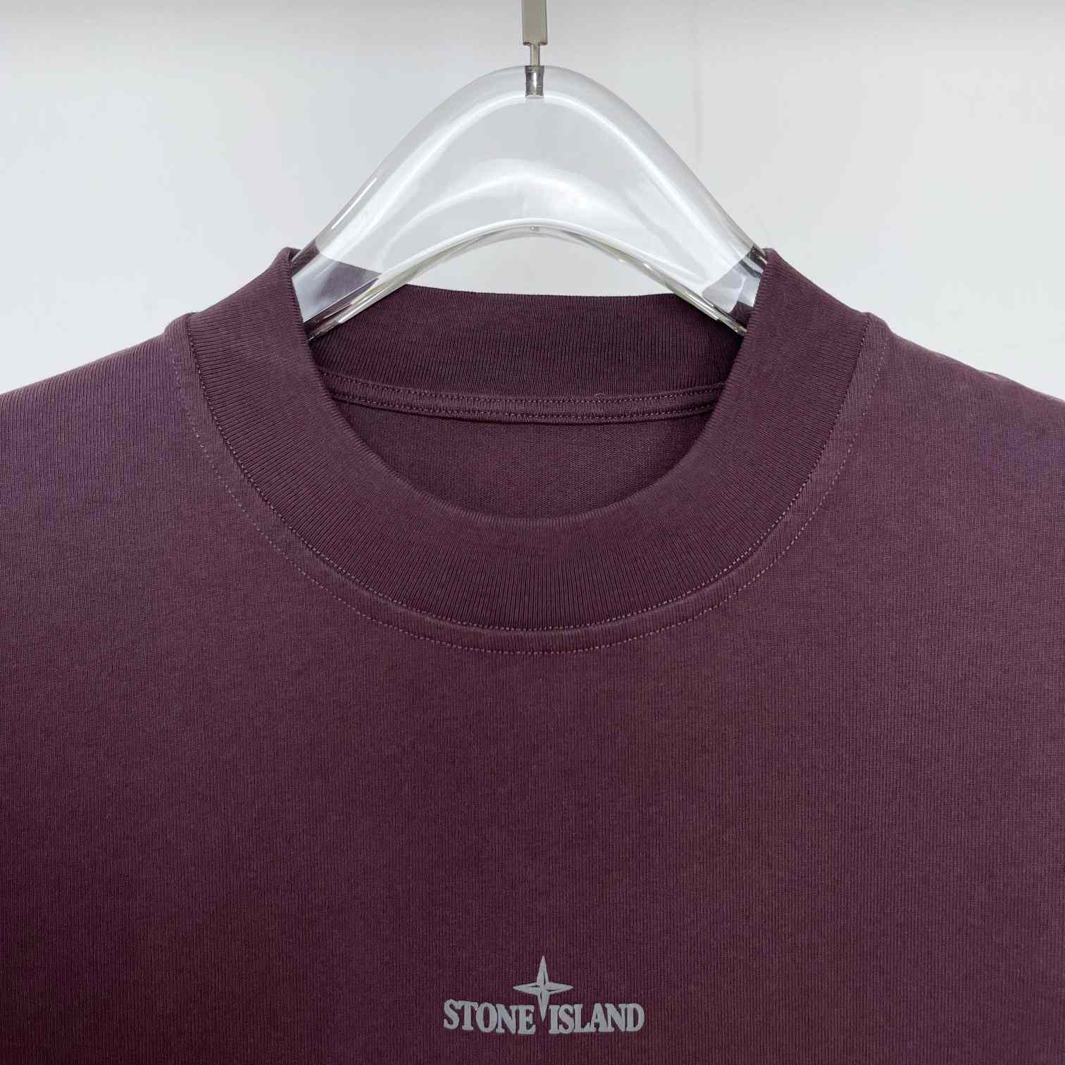 Stone Island Logo-print Cotton T-shirt - EUR FASHION