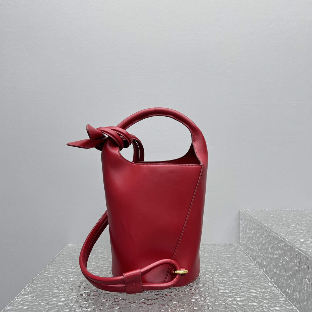 Jacquemus Le petit Tourni Mini Knotted Bucket Bag - EUR FASHION