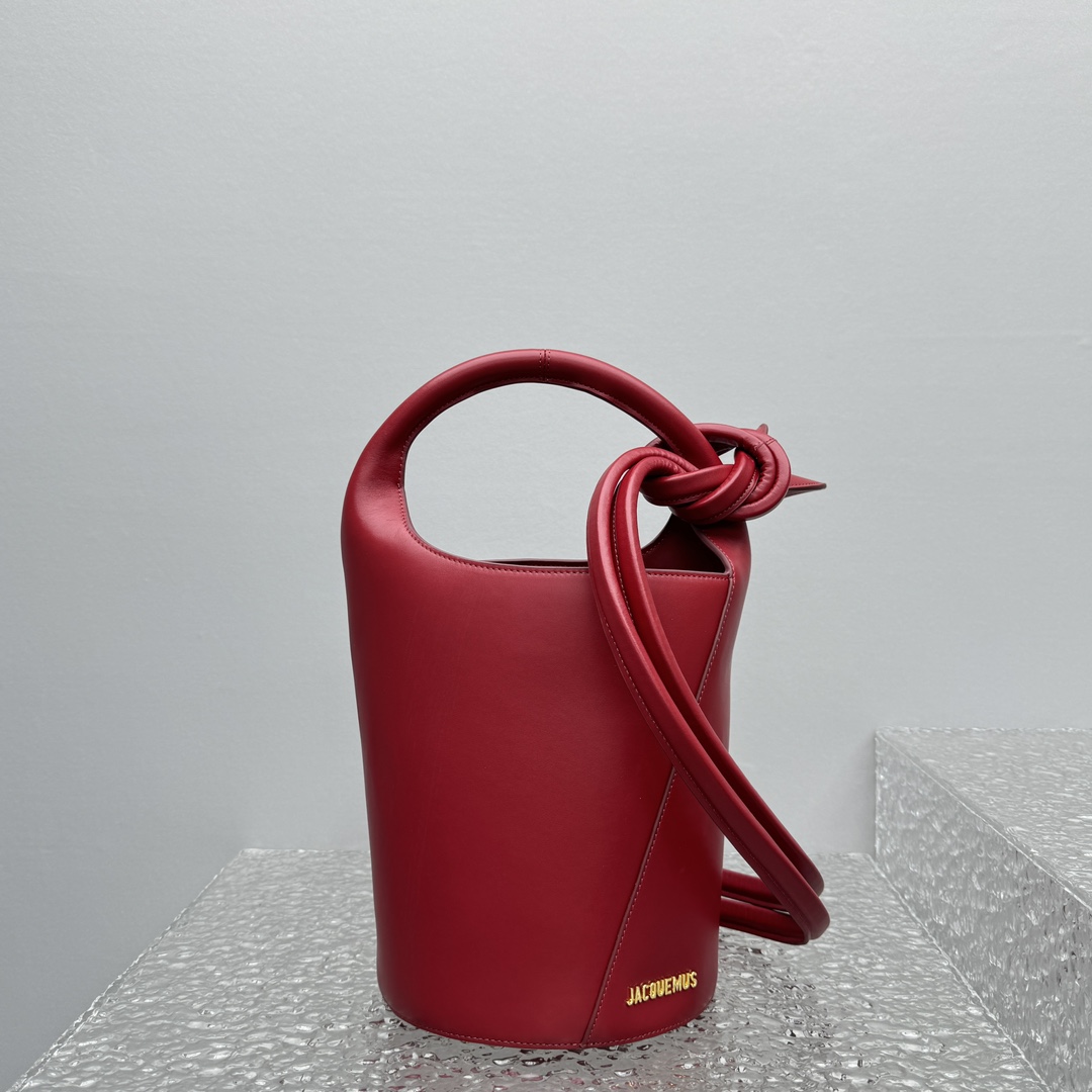 Jacquemus Le petit Tourni Mini Knotted Bucket Bag - EUR FASHION