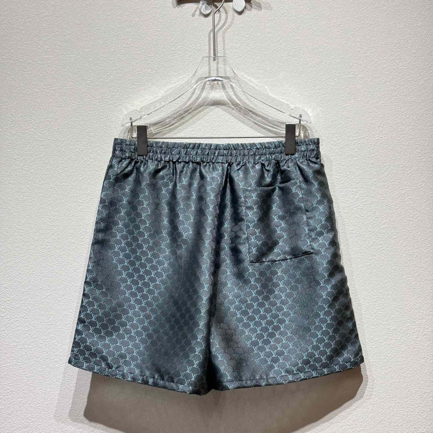 Louis Vuitton Drawstring Jacquard Silk-Blend Shorts   1AFRKK - EUR FASHION