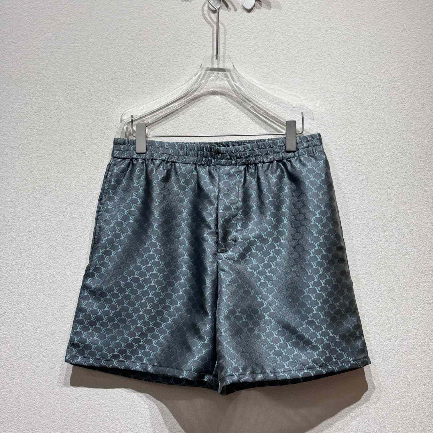 Louis Vuitton Drawstring Jacquard Silk-Blend Shorts   1AFRKK - EUR FASHION