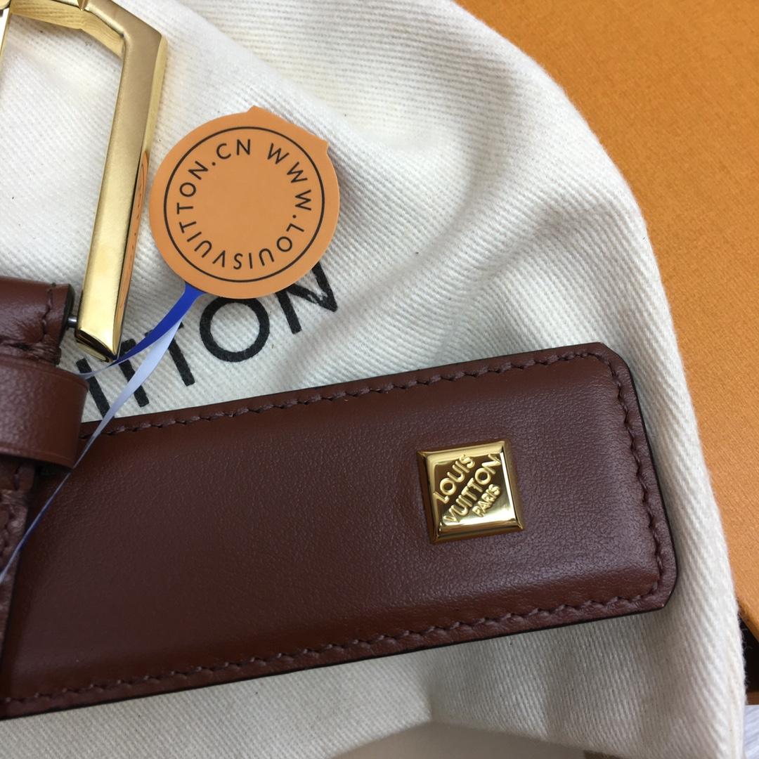 Louis Vuitton 35mm Leather Belt - EUR FASHION
