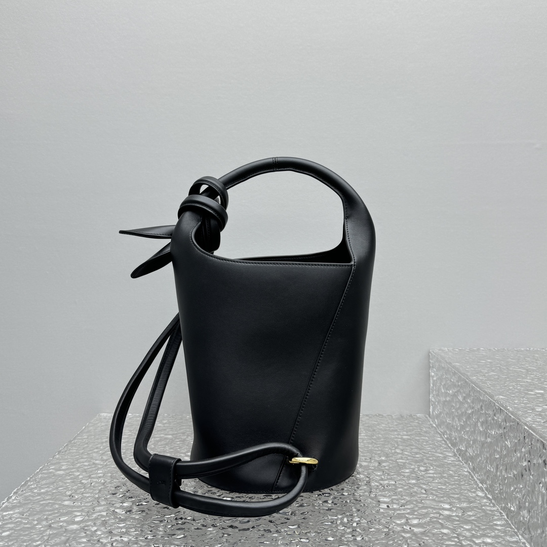 Jacquemus Le petit Tourni Mini Knotted Bucket Bag - EUR FASHION