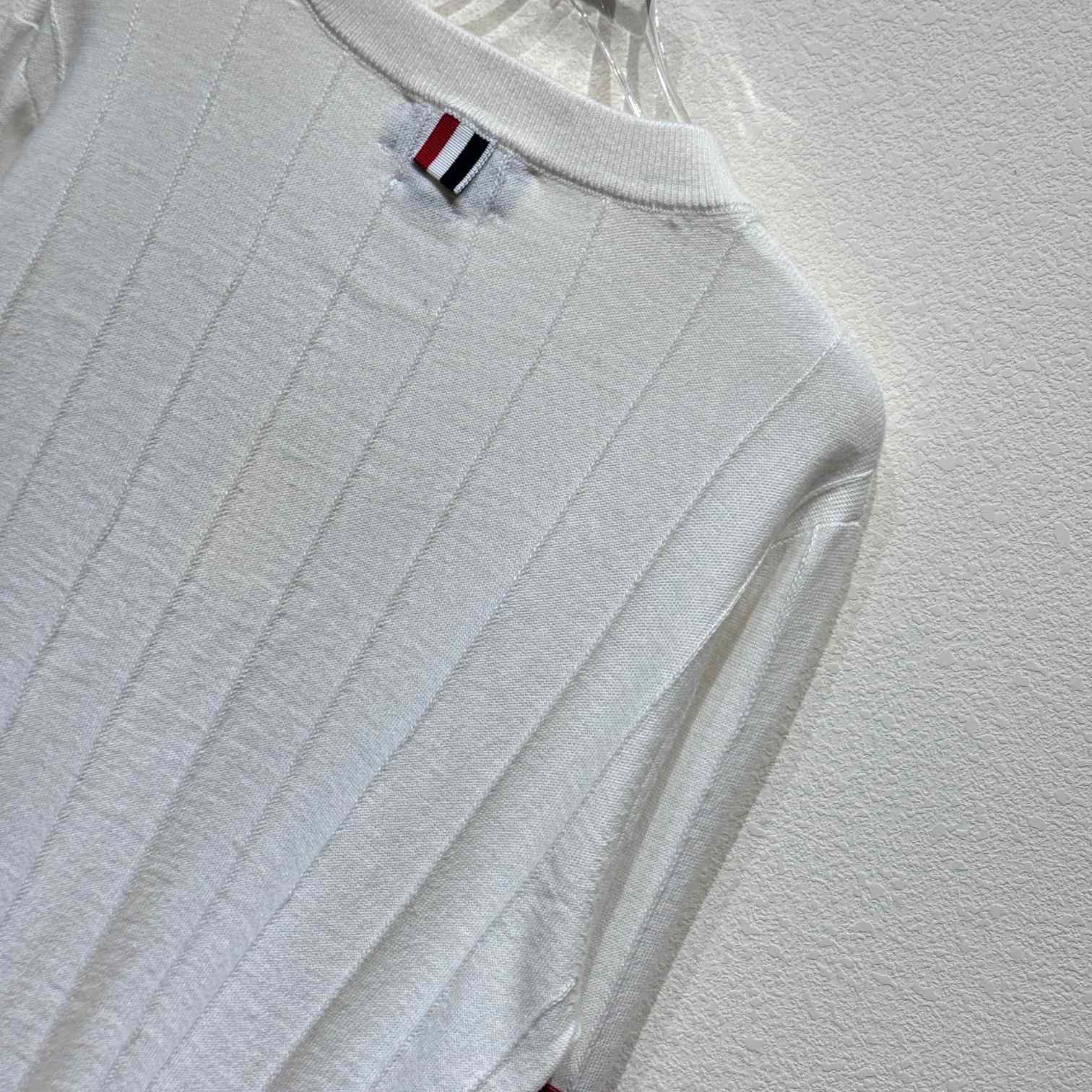 Thom Browne RWB-stripe Long-sleeve Jumper - EUR FASHION