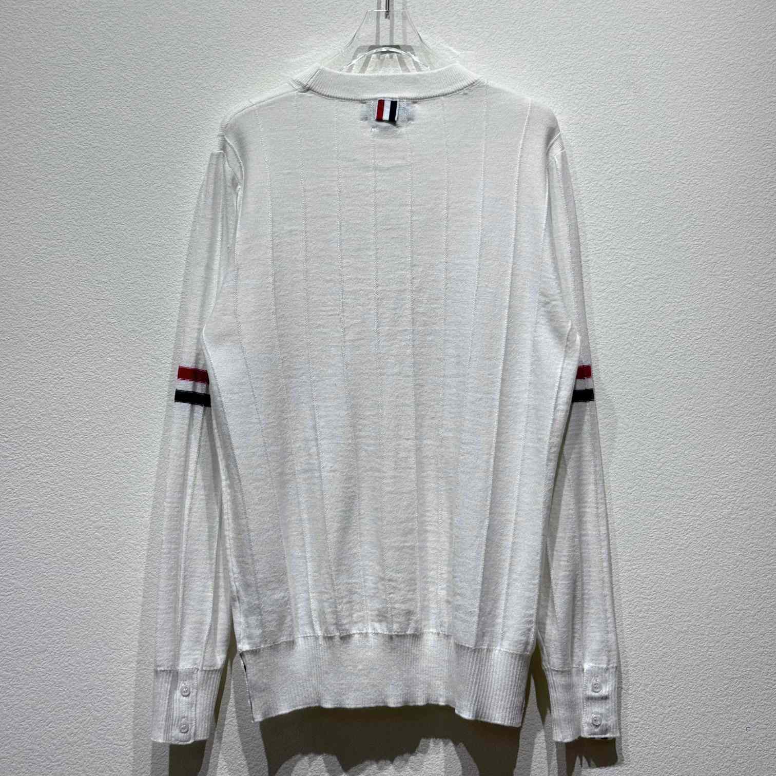 Thom Browne RWB-stripe Long-sleeve Jumper - EUR FASHION