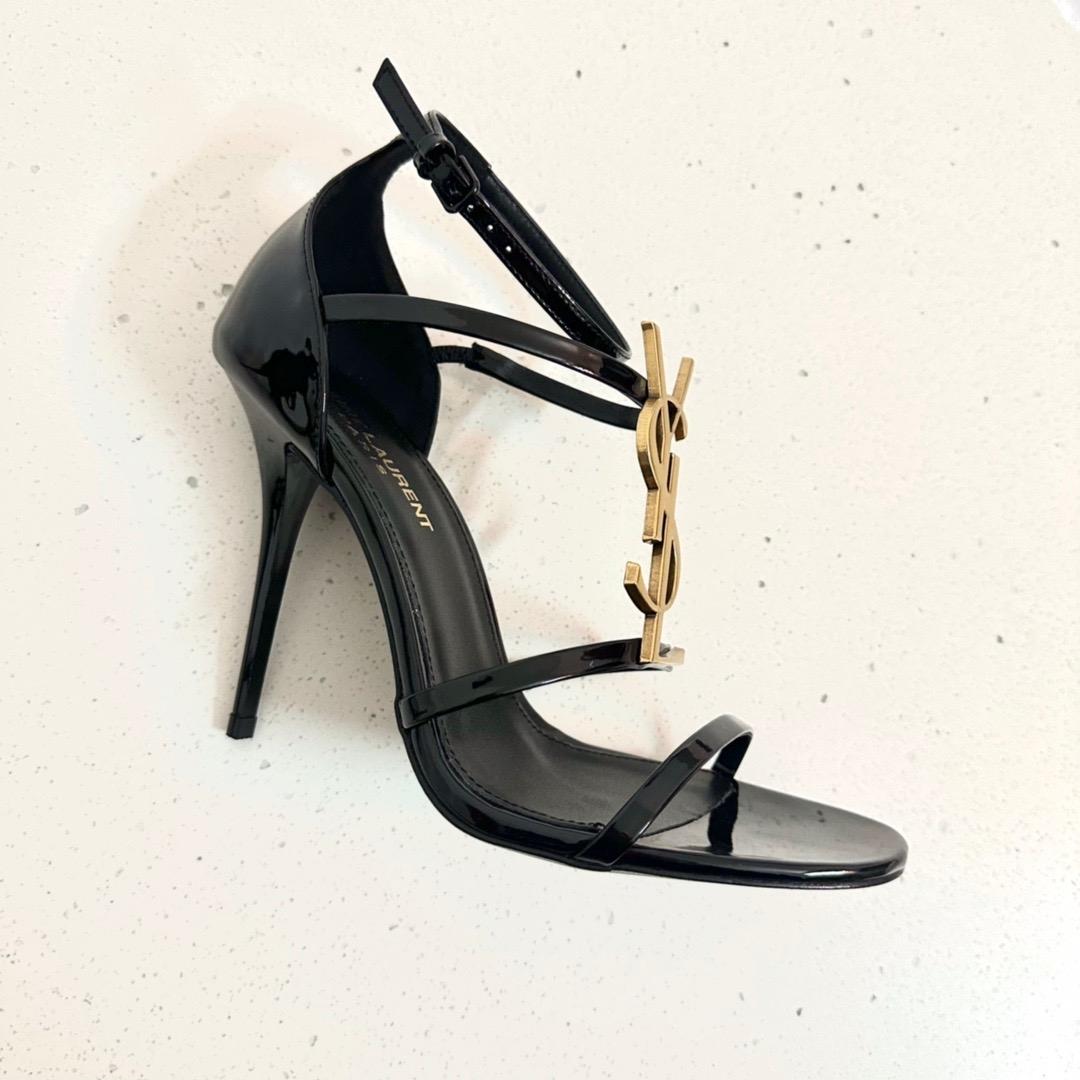 Saint Laurent Cassandra Open-toe Sandals - EUR FASHION