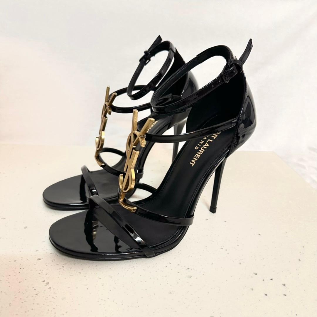 Saint Laurent Cassandra Open-toe Sandals - EUR FASHION