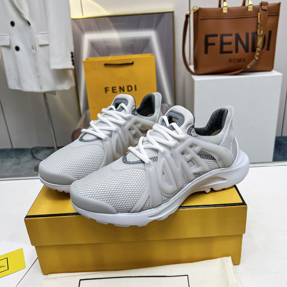 Fendi Tag Sneakers - EUR FASHION