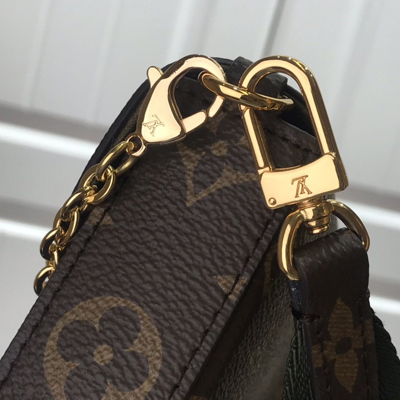 Louis Vuitton Monogram Mini Felicie Multi Bag （ 17-9.5-6.5 cm）  M80091 - EUR FASHION