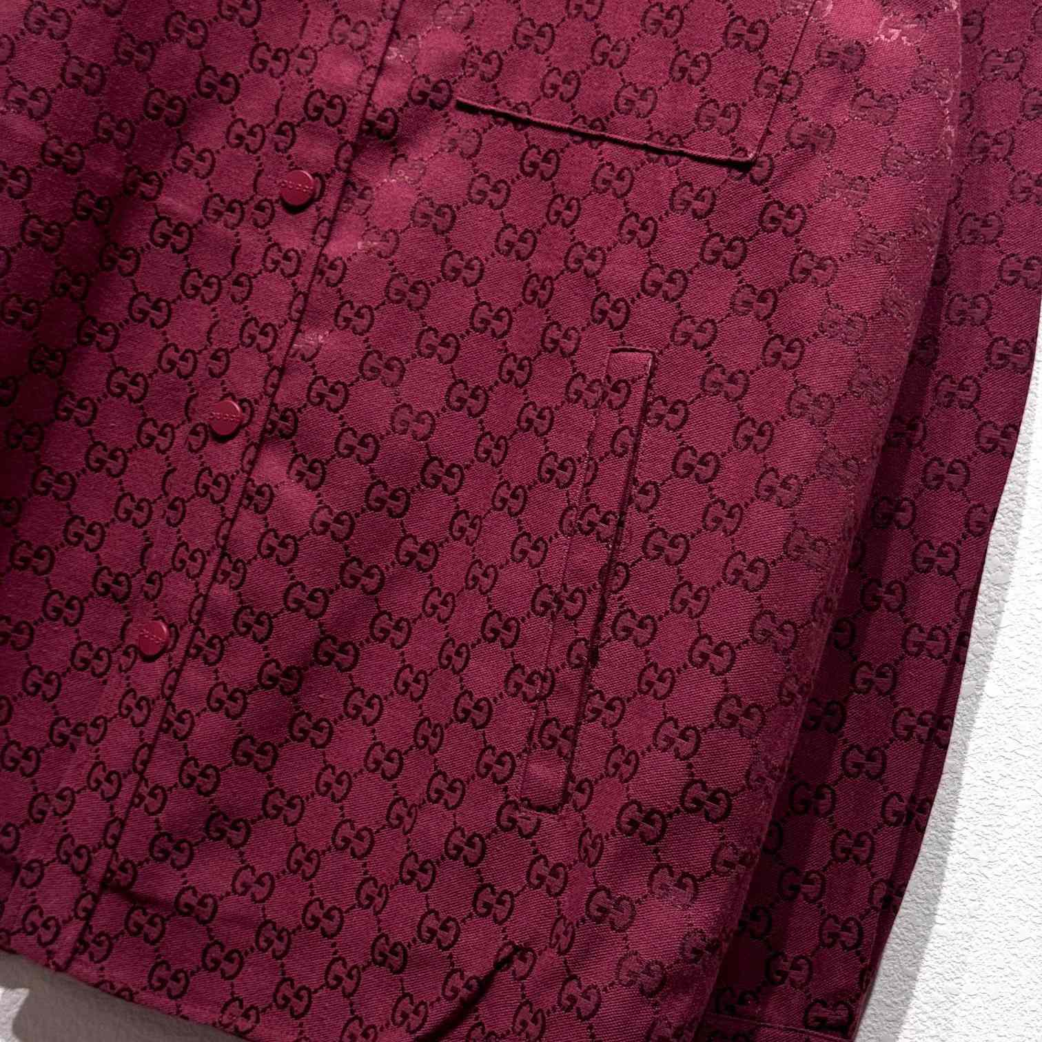 Gucci Shirt With GG Pattern - EUR FASHION