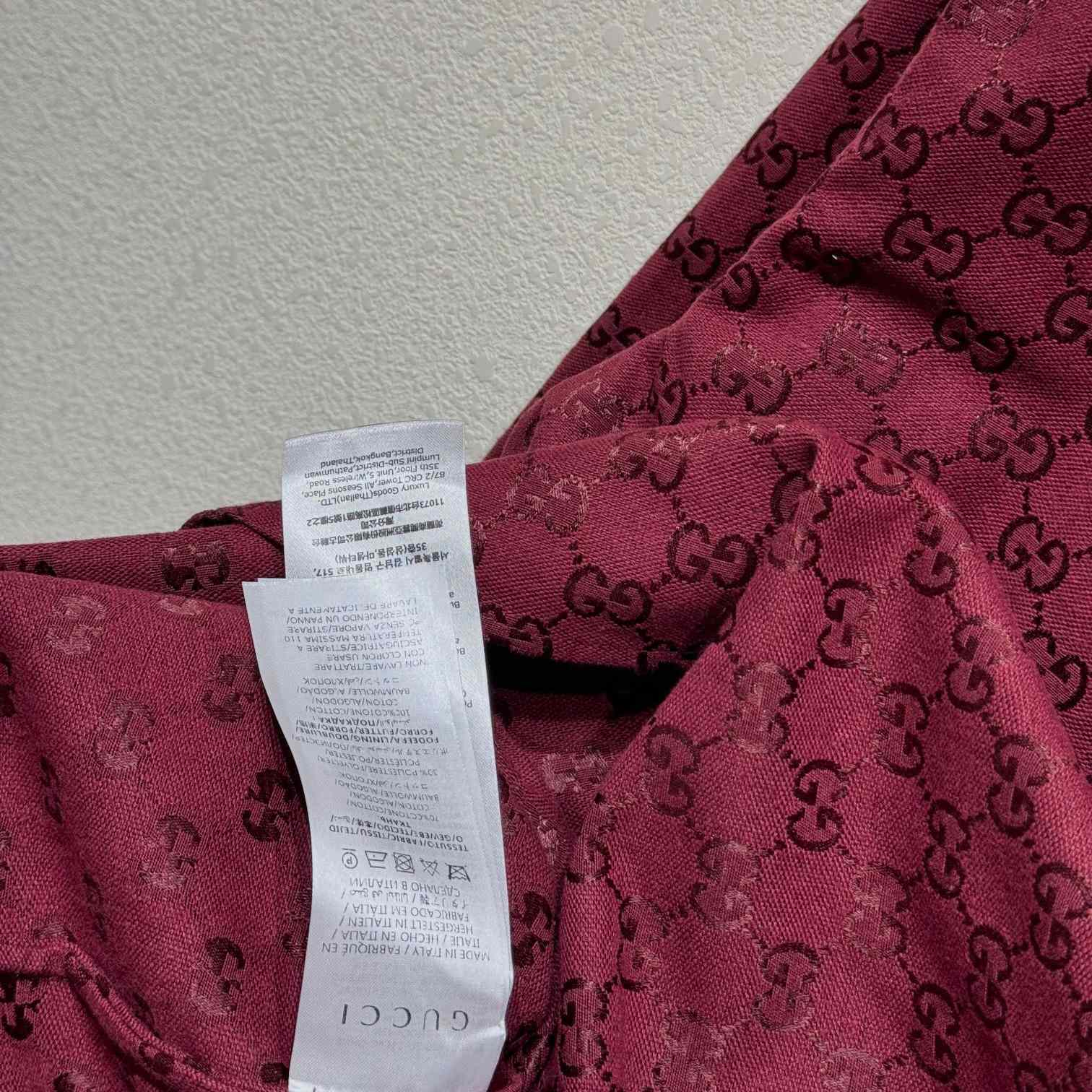 Gucci Shirt With GG Pattern - EUR FASHION