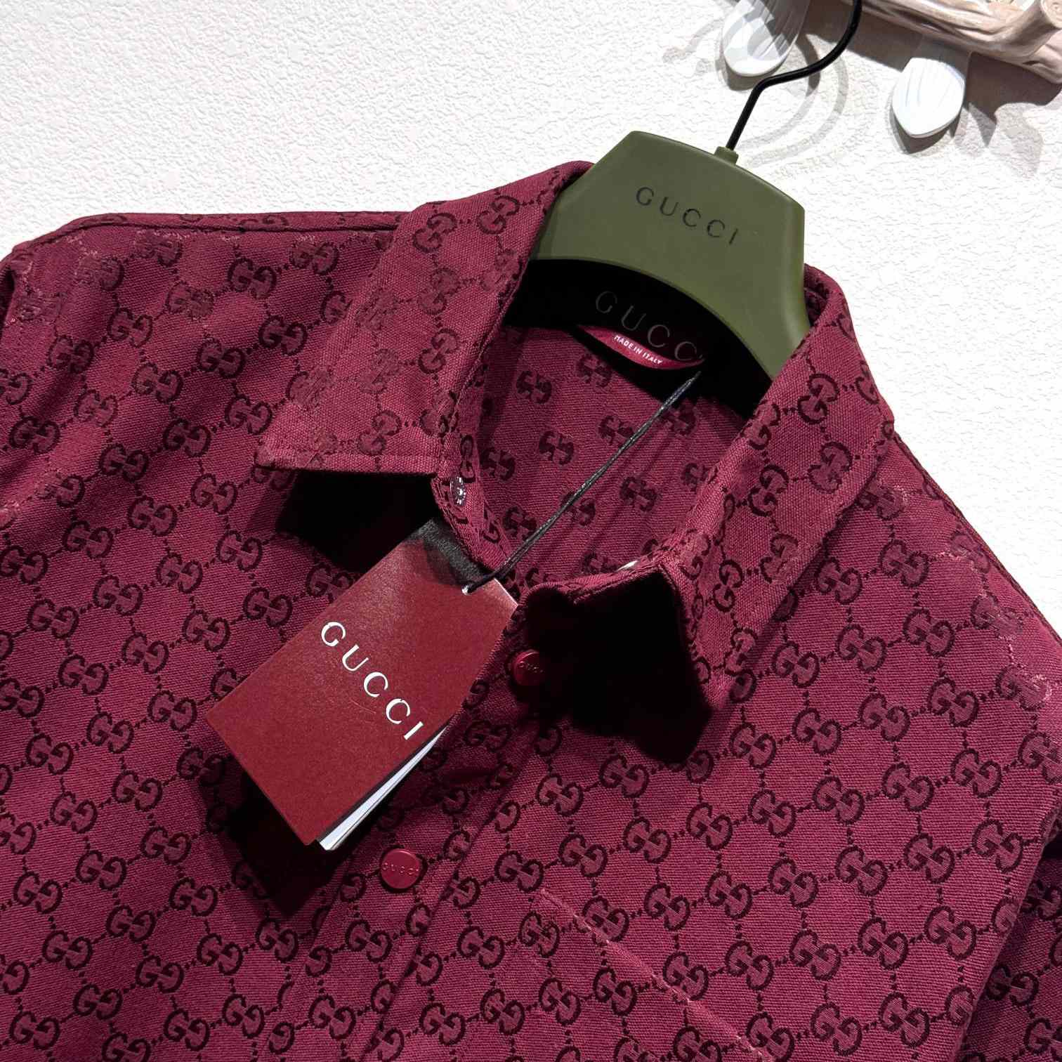 Gucci Shirt With GG Pattern - EUR FASHION