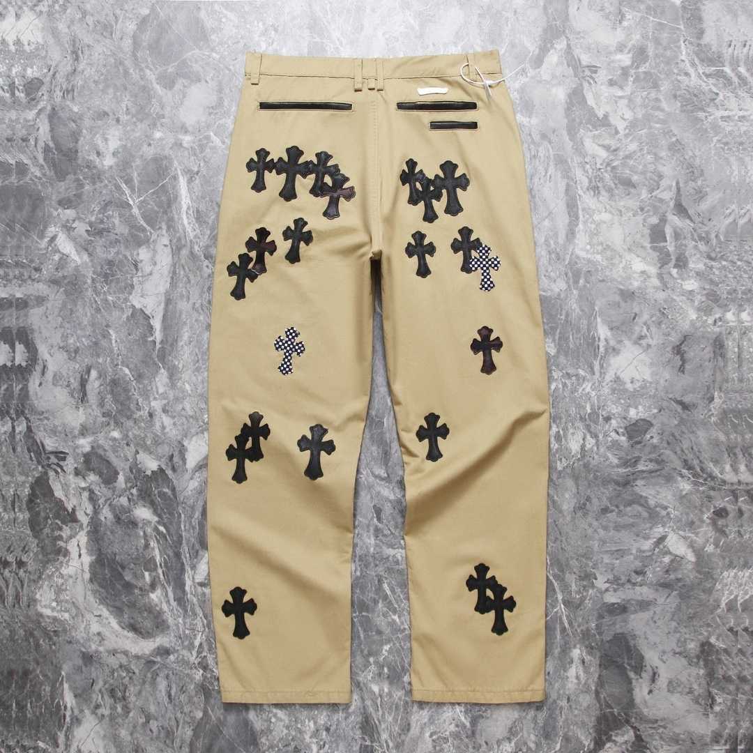 Chrome Heart Cross Patch Jeans - EUR FASHION