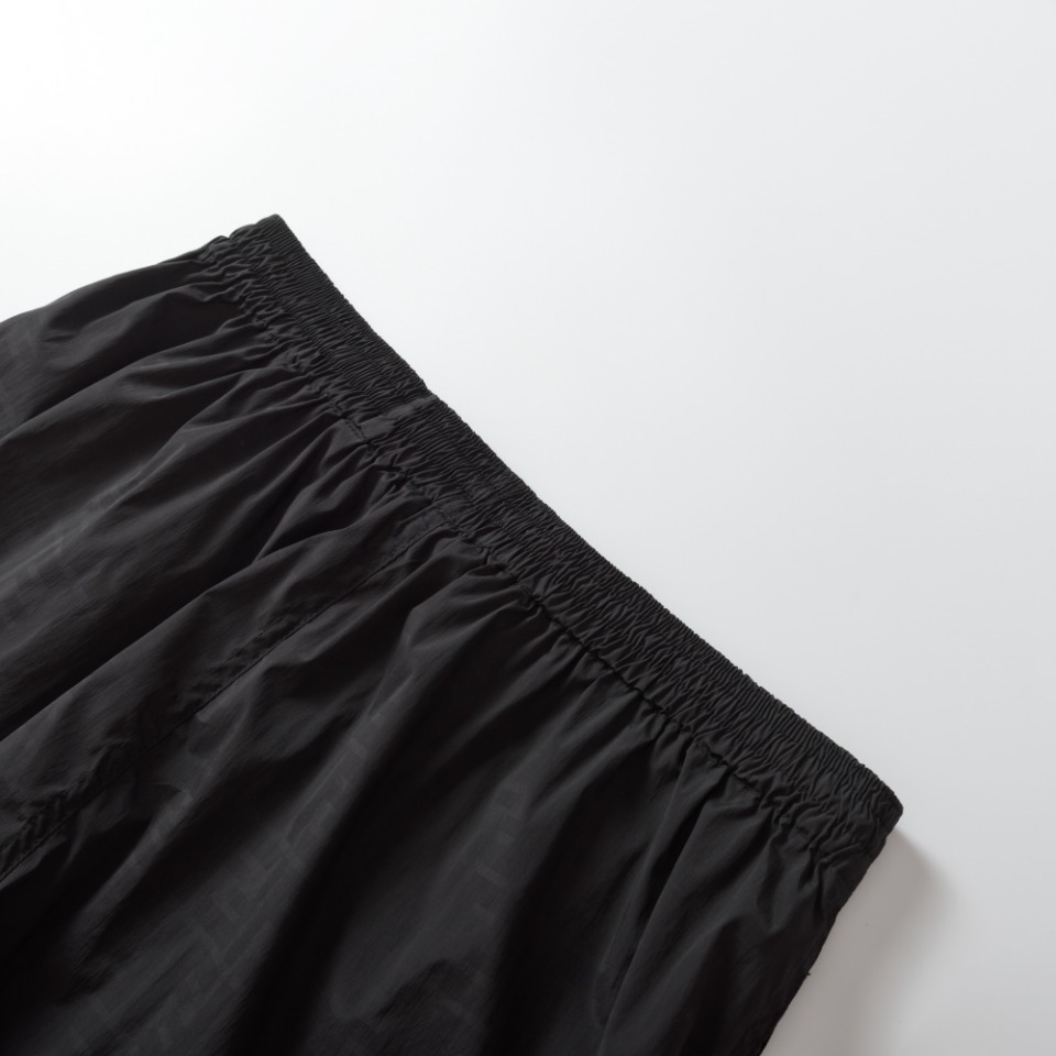 Fendi Black Nylon Shorts - EUR FASHION