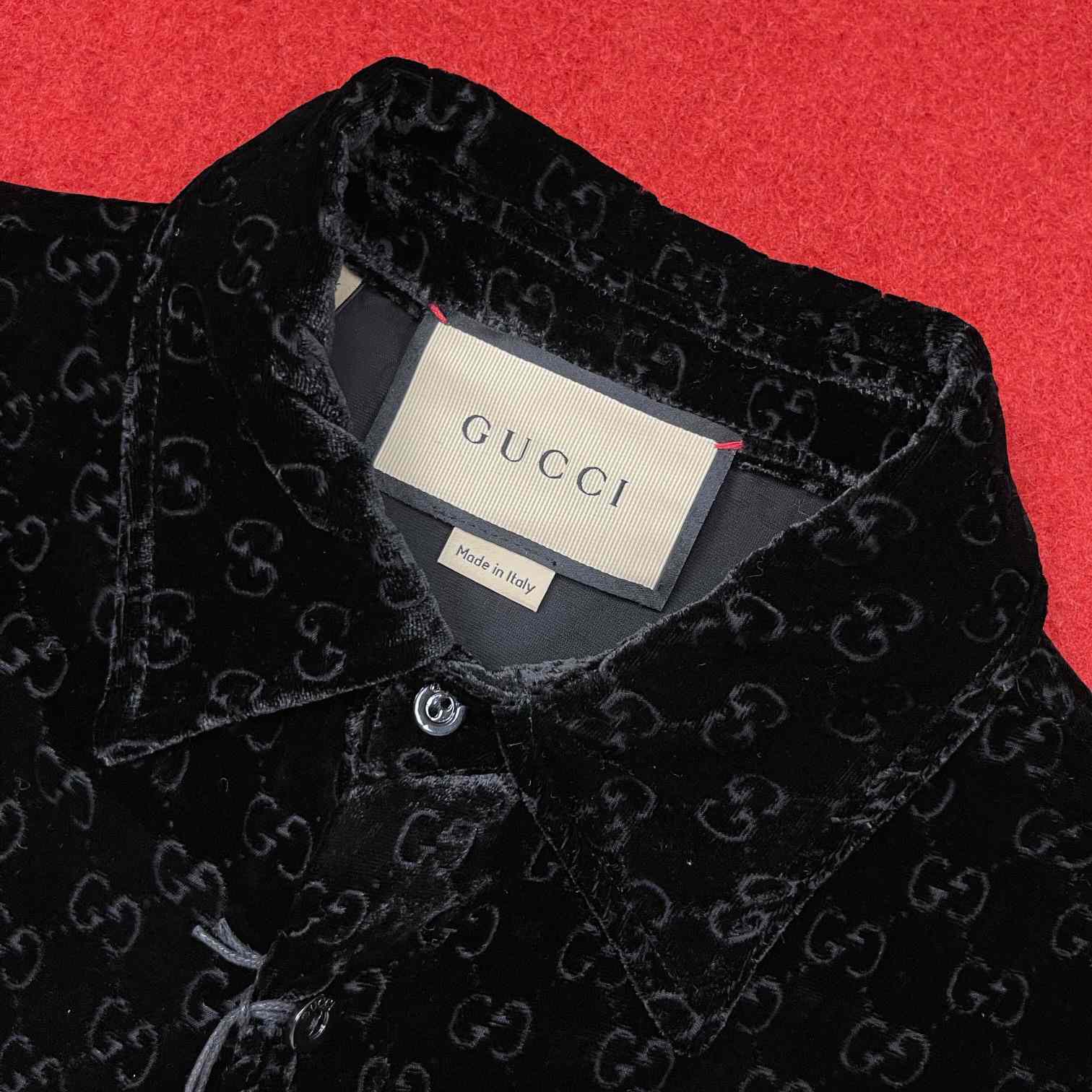 Gucci GG Velvet Oversized Shirt - EUR FASHION