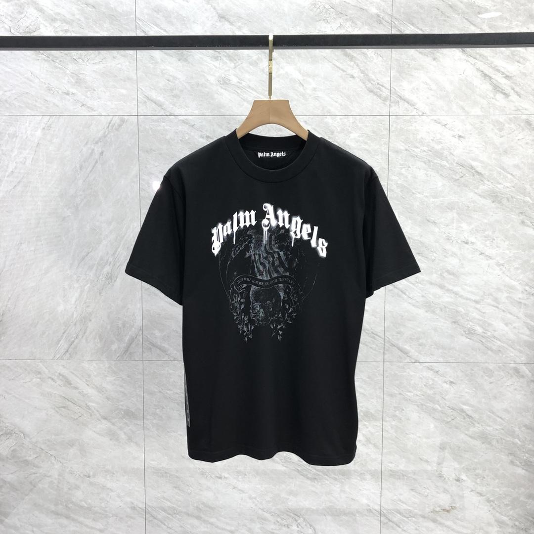 Palm Angels Statement Pencil T-Shirt  - EUR FASHION