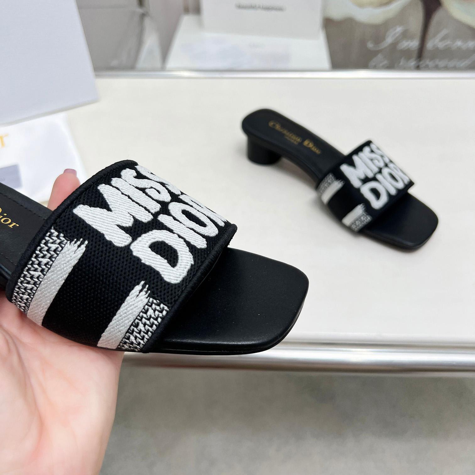 Dior Dway Heeled Slide - EUR FASHION