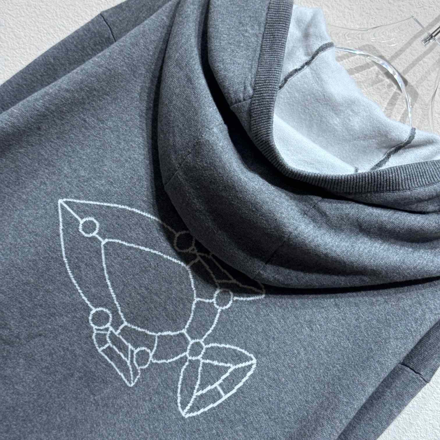 Thom Browne Fish Icon-intarsia Zip Hoodie - EUR FASHION