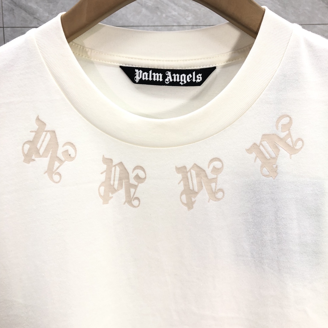 Palm Angels Statement Monogram T-Shirt  - EUR FASHION