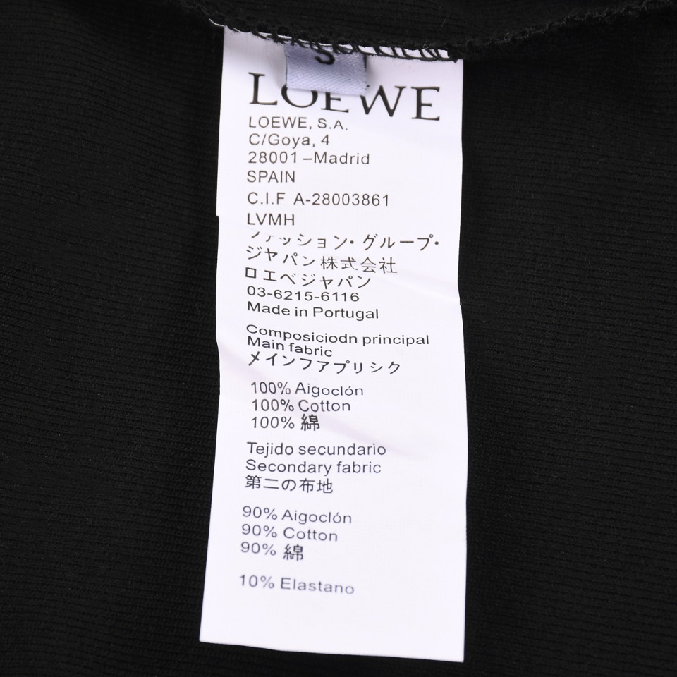 Loewe Loose fit Long Sleeve T-shirt In Cotton - EUR FASHION