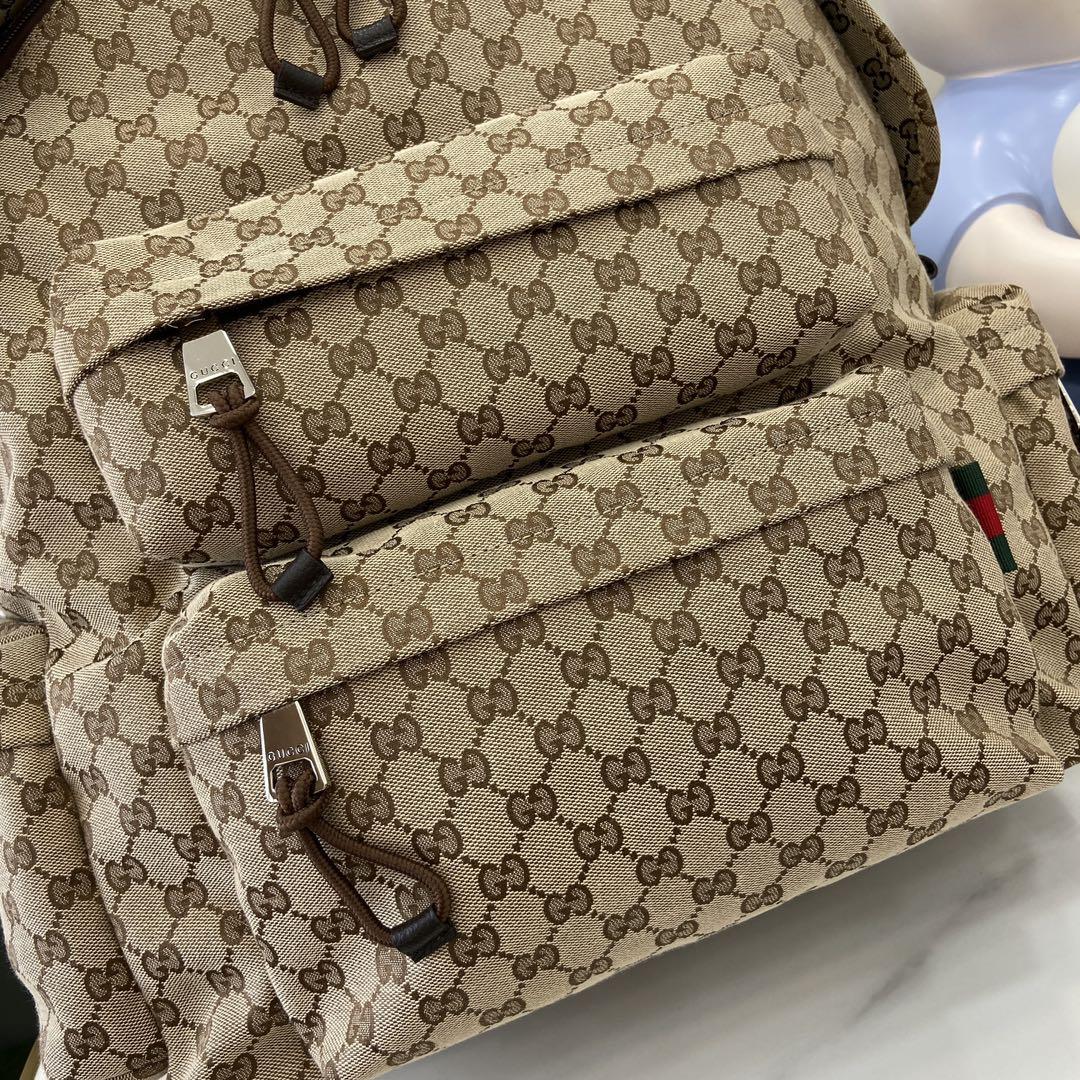 Gucci Large Backpack With Gucci Logo - EUR FASHION